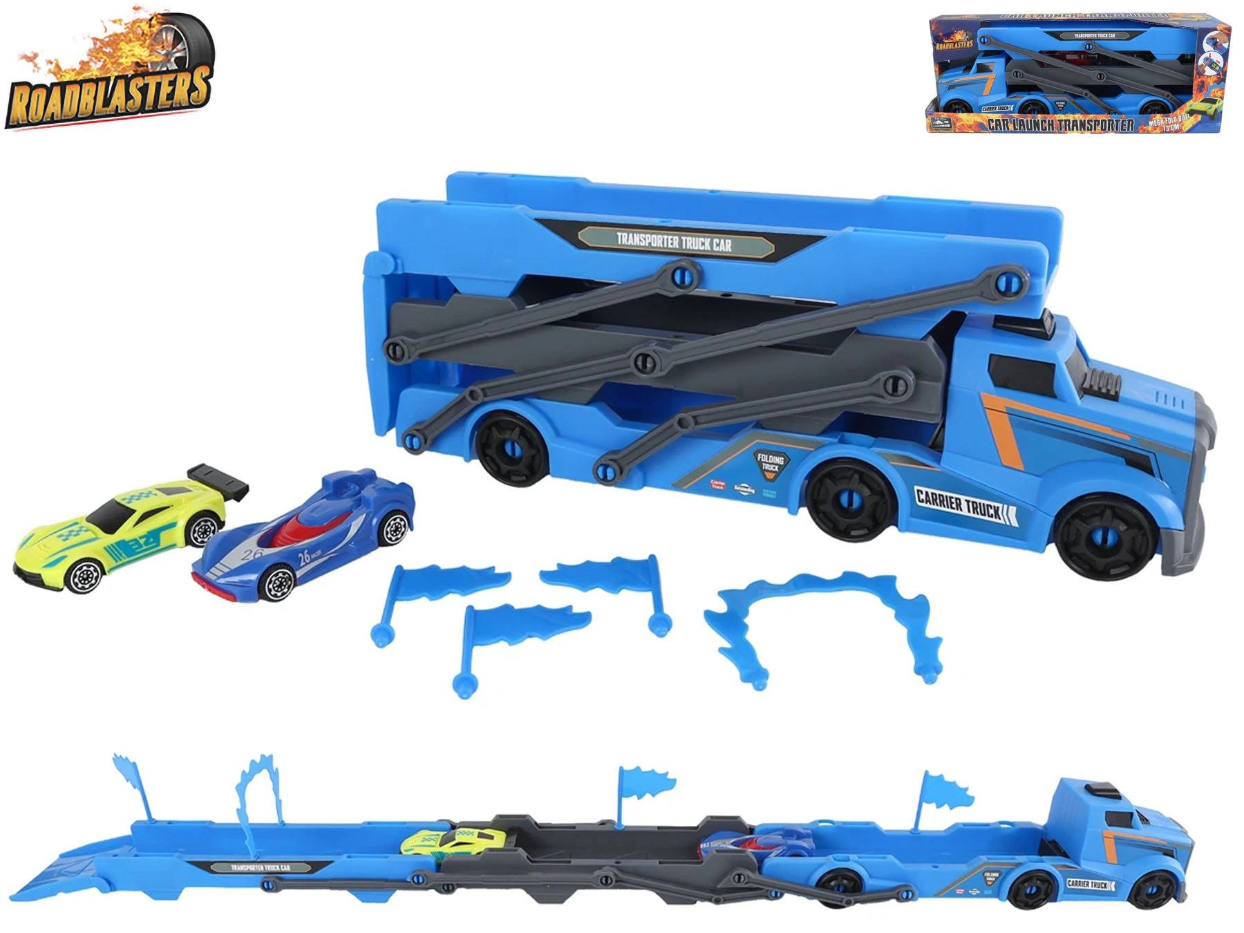 Roadblasters tahač aut s vystřelovačem