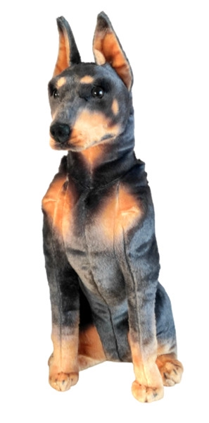 Plyšový doberman DUBI 65 cm