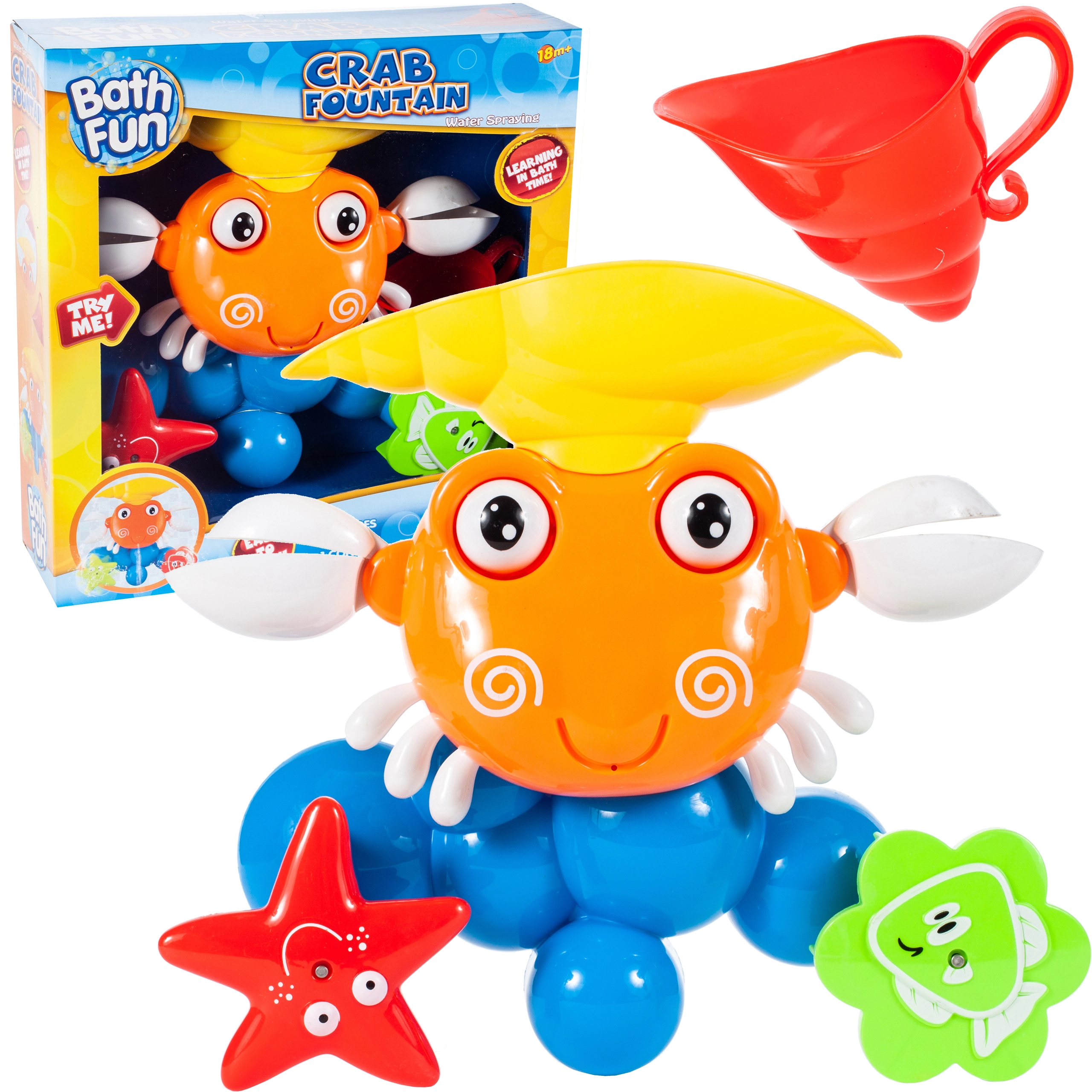 Krab do vany – vodní hračka pro děti od 18 měsíců