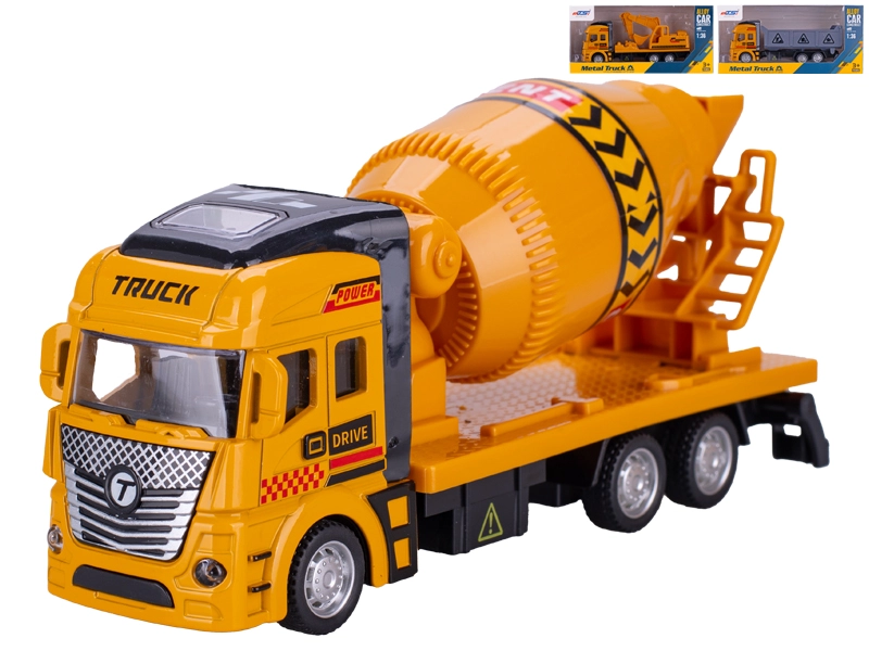 Auto stavební kovové 19 cm se zpětným chodem