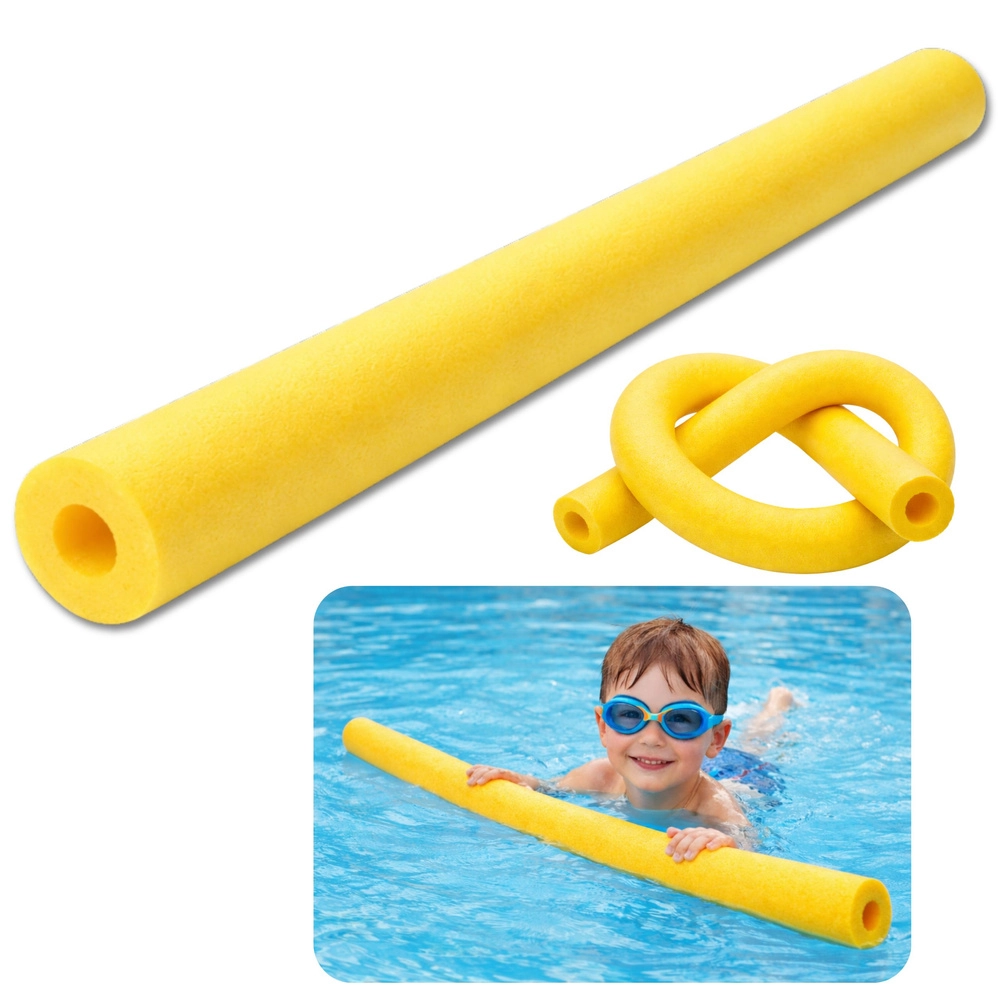 Pěnový plavecký nudle žlutý 150 cm