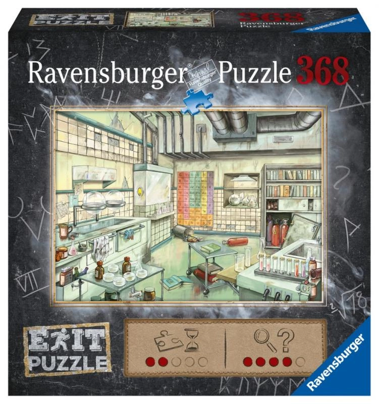 Ravensburger puzzle Exit: laboratoř 368 dílků