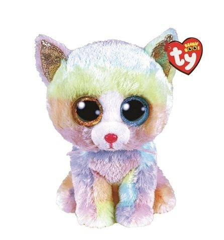 Plyšová hračka TY Beanie Boos Kočka Heather 24 cm
