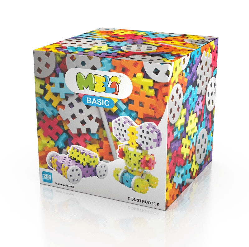KIK KX3678 Stavební kostky sada 200 ks