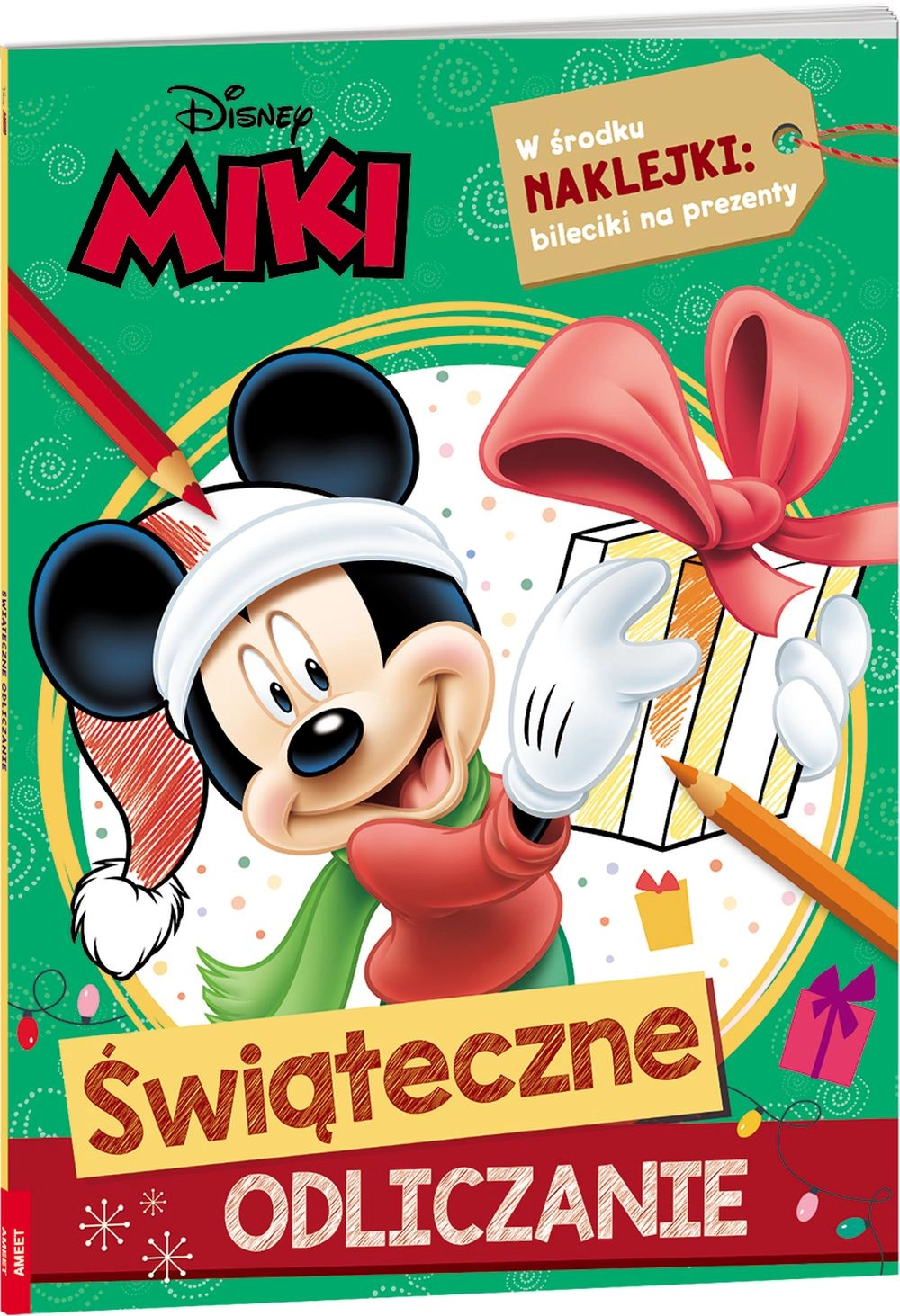 Disney Mickey Mouse – vánoční odpočítávání: interaktivní kniha aktivit a omalovánek