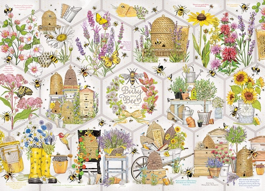 COBBLE HILL Puzzle Pilný jako včela 500 dílků
