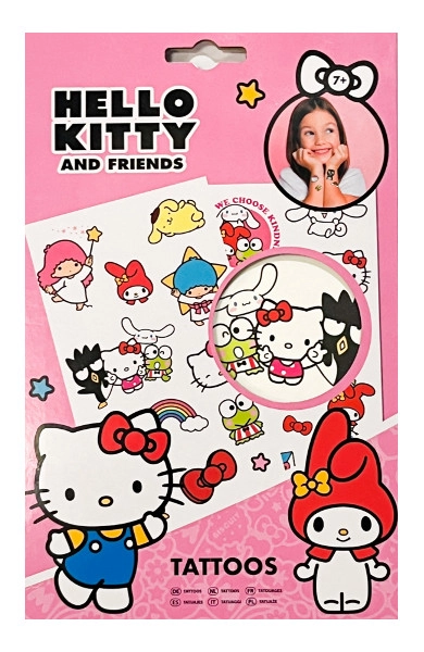 Hello Kitty dočasné tetování