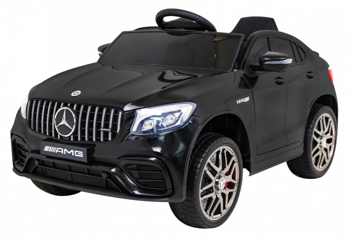 Levně Dětské elektrické autíčko Mercedes-Benz AMG GLC 63 S 4x4 s dálkovým ovládáním – černé