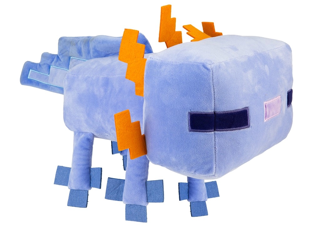 Levně Minecraft plyšový axolotl modrý 44 cm