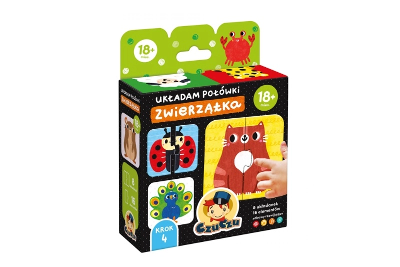 CzuCzu układám poloviny zvířátek – první puzzle