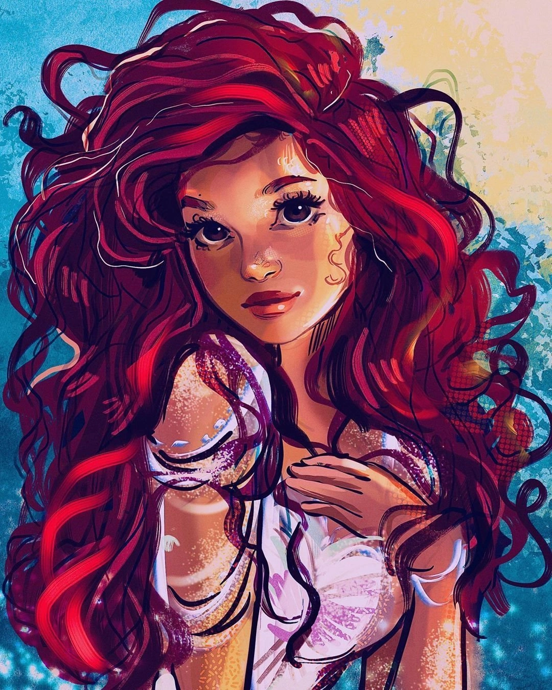 Norimpex diamantové malování dívka s hnědýma očima 30x40cm