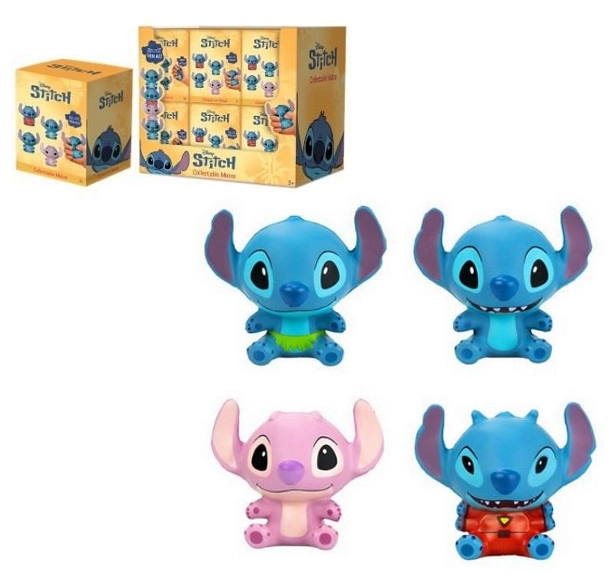 Eolo Stitch pěnová antistresová mačkací figurka – překvapení