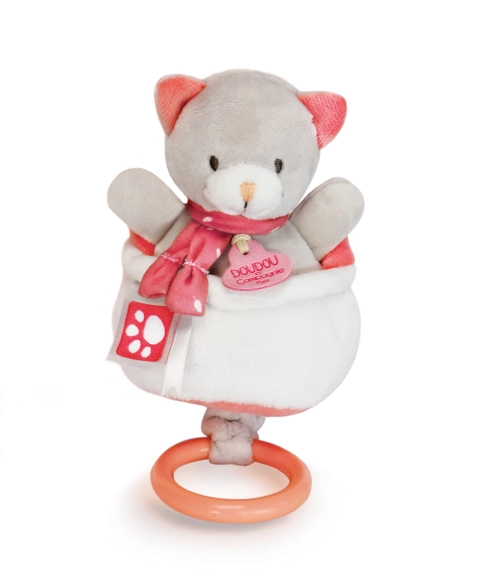 Plyšová hudební kočička DOUDOU 20 cm