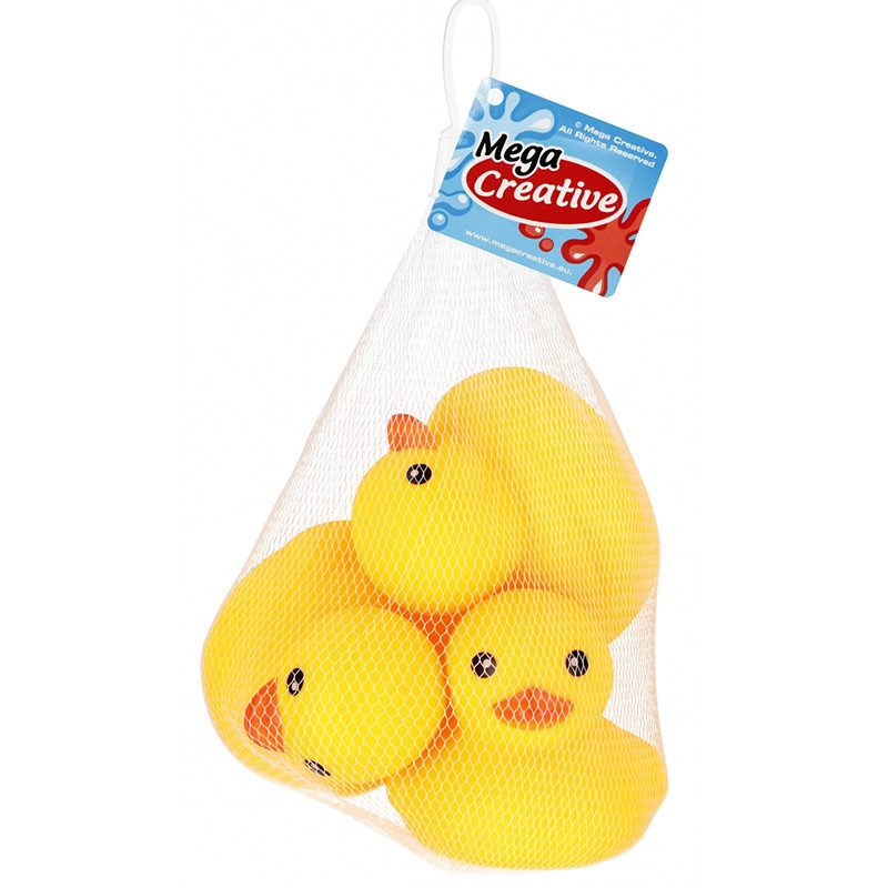 Sada gumových kačenek do koupele 3 ks