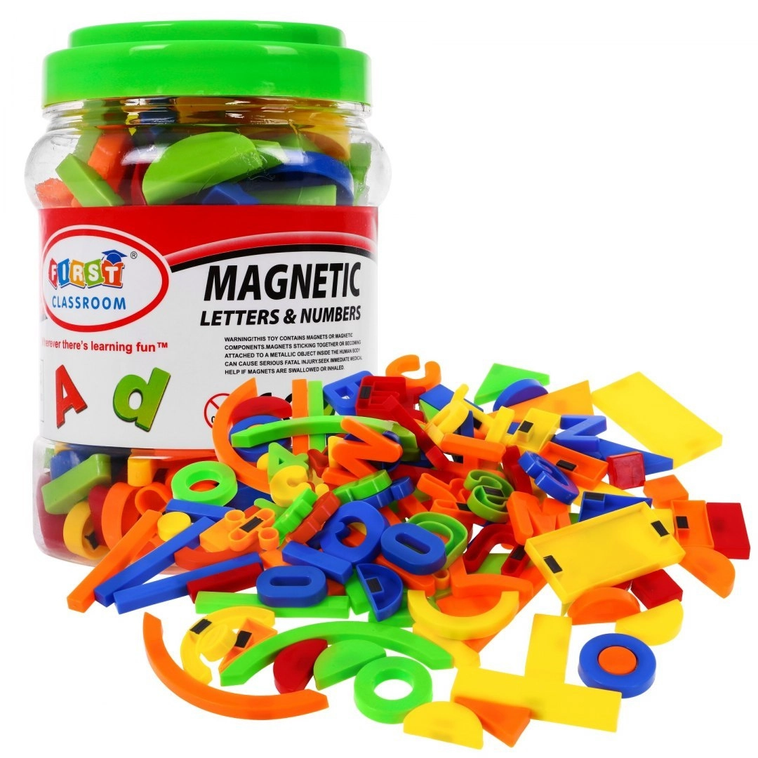 Inlea4Fun magnetická písmena a čísla 128 ks