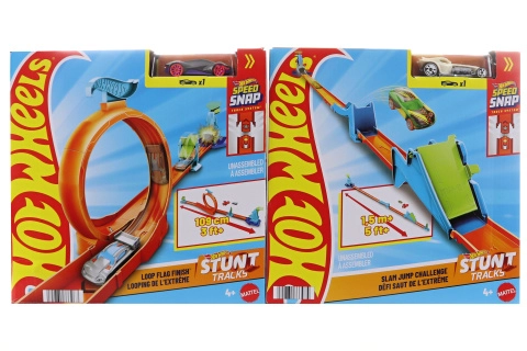 Hot Wheels Stunt Tracks dráha s kaskadérskými prvky
