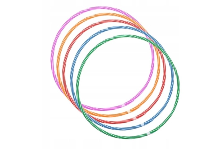Hula hoop obruč se spirálovým vzorem 50 cm