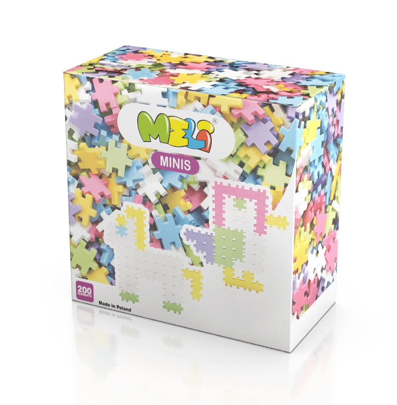 Stavebnice MELI Minis Pastel 200 dílků