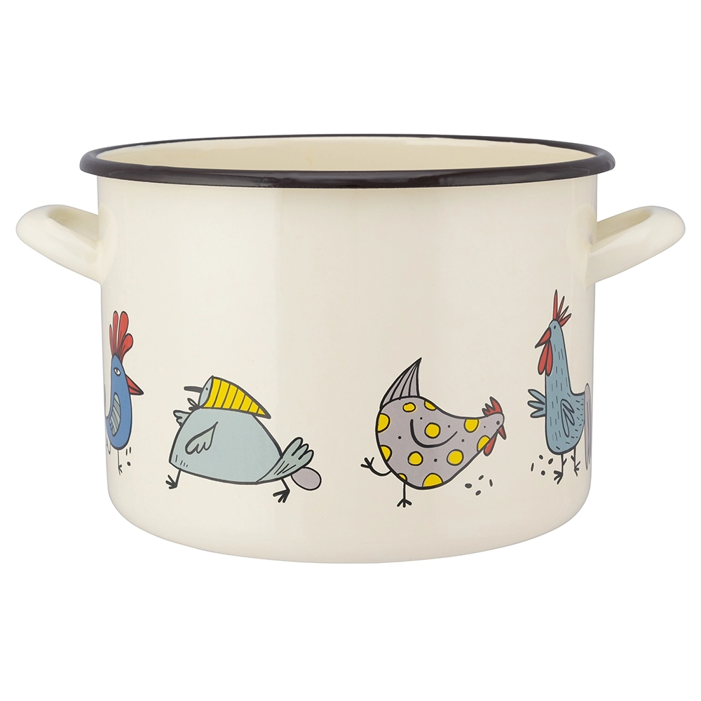 Hrnec 7,5 l s dekorem Kurki (houby) 24 cm