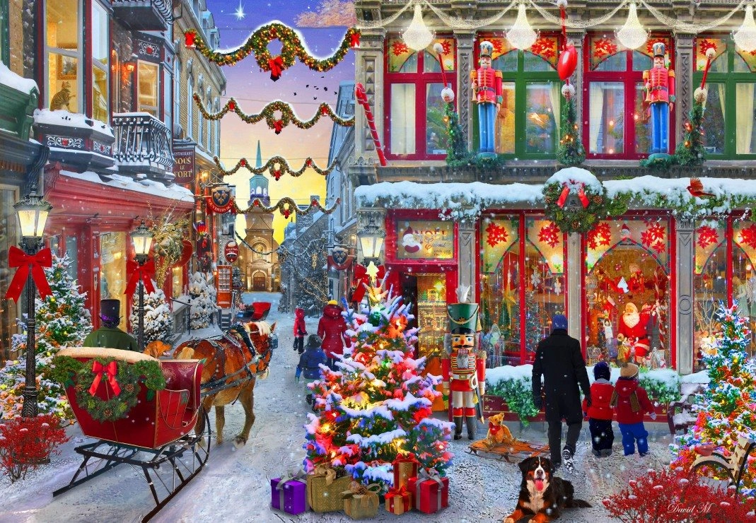 Puzzle Kouzlo Vánoc 1000 dílků BLUEBIRD