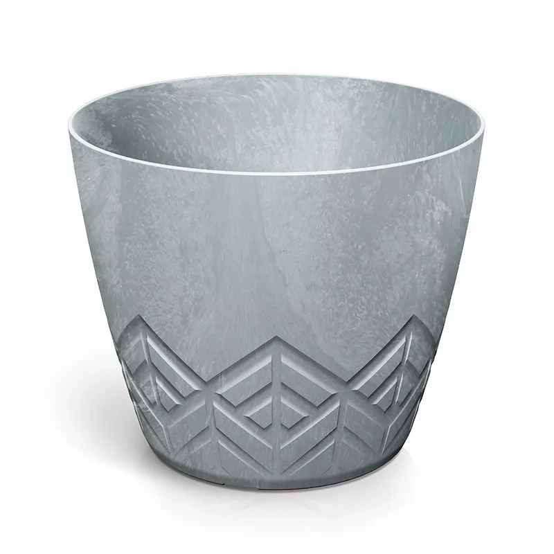 Prosperplast Květináč ARECA šedý beton, 15,8 cm