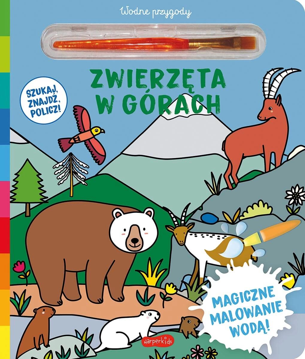 Interaktivní vodní kniha: Zvířata v horách – vodní dobrodružství