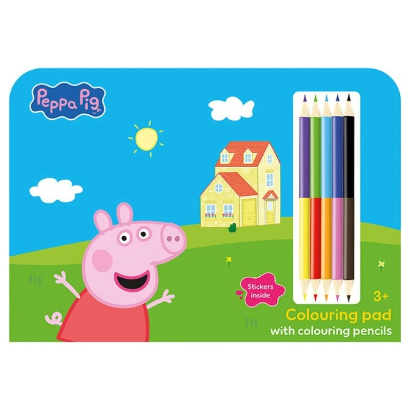 Prasátko Peppa Kreslící set s pastelkami