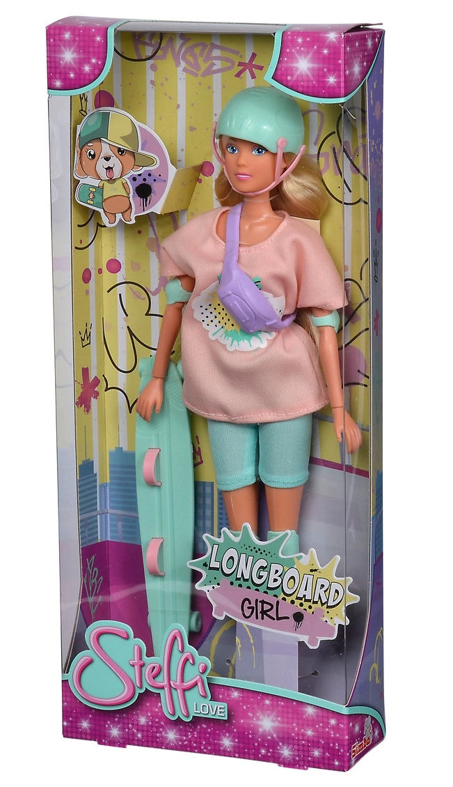 Simba Steffi na Longboardu