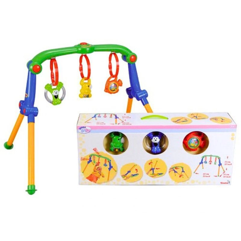 Dětská hrazdička s chrastítky