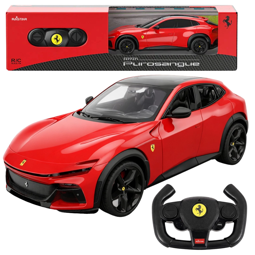 Rastar Ferrari Purosangue RC auto 1:24 červené