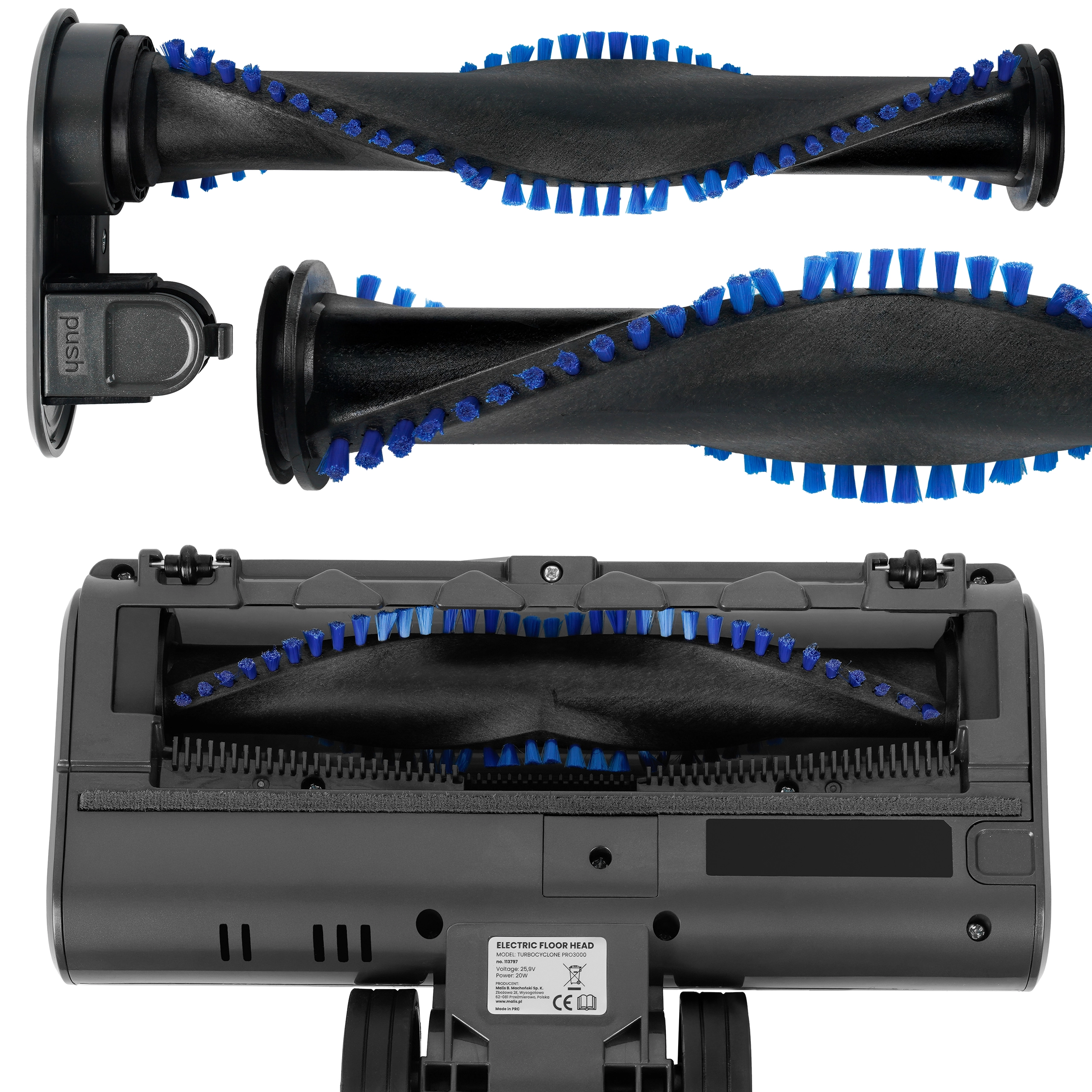 Levně Náhradní váleček na koberce pro TURBOCYCLONE PRO3000