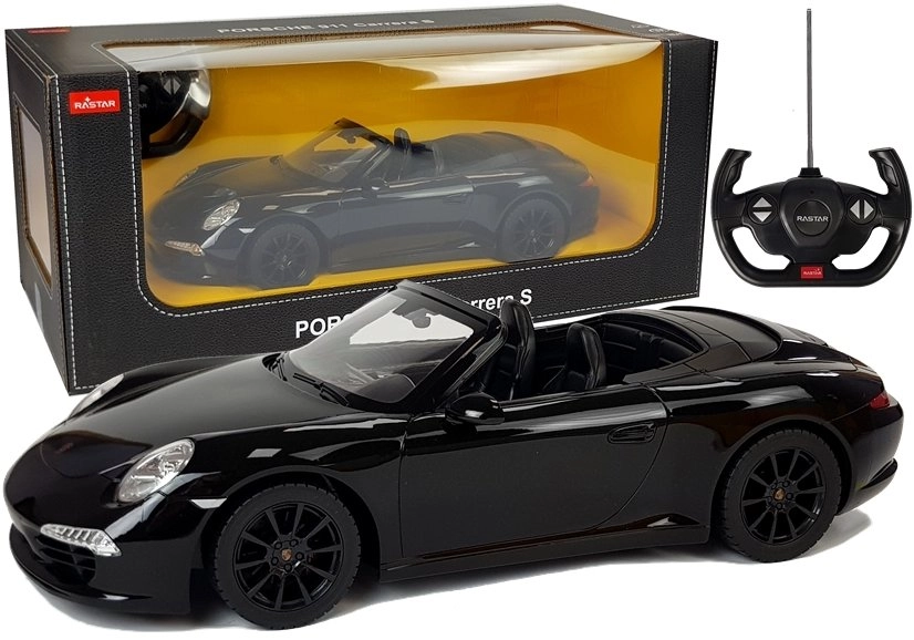 RC auto Porsche 911 Carrera S Rastar 1:12 – Černé