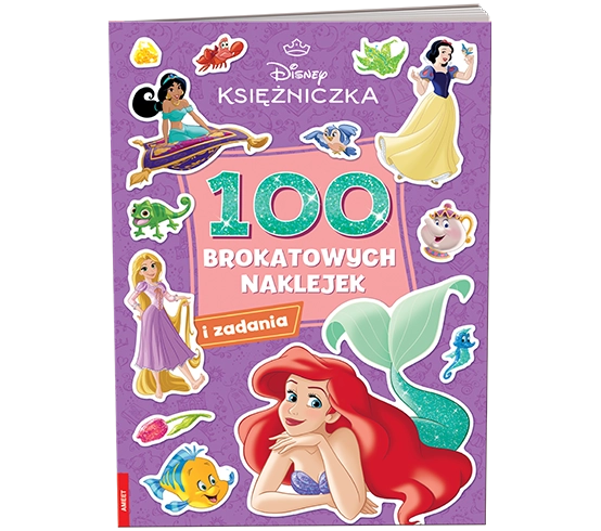 Disney princezny – 100 třpytivých samolepek