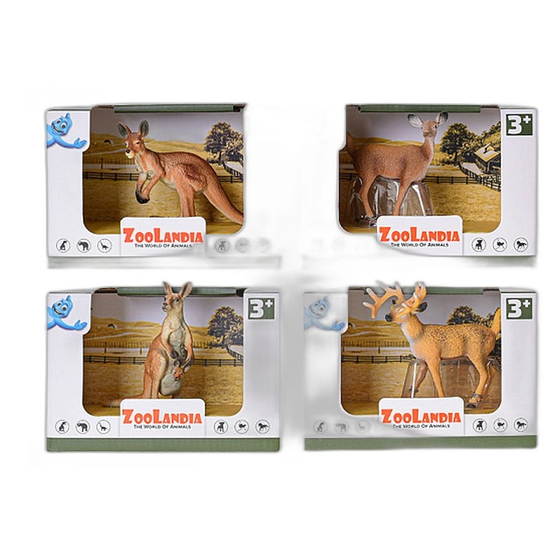 Zoolandia safari zvířátko – figurka (4 druhy) - 1 kus