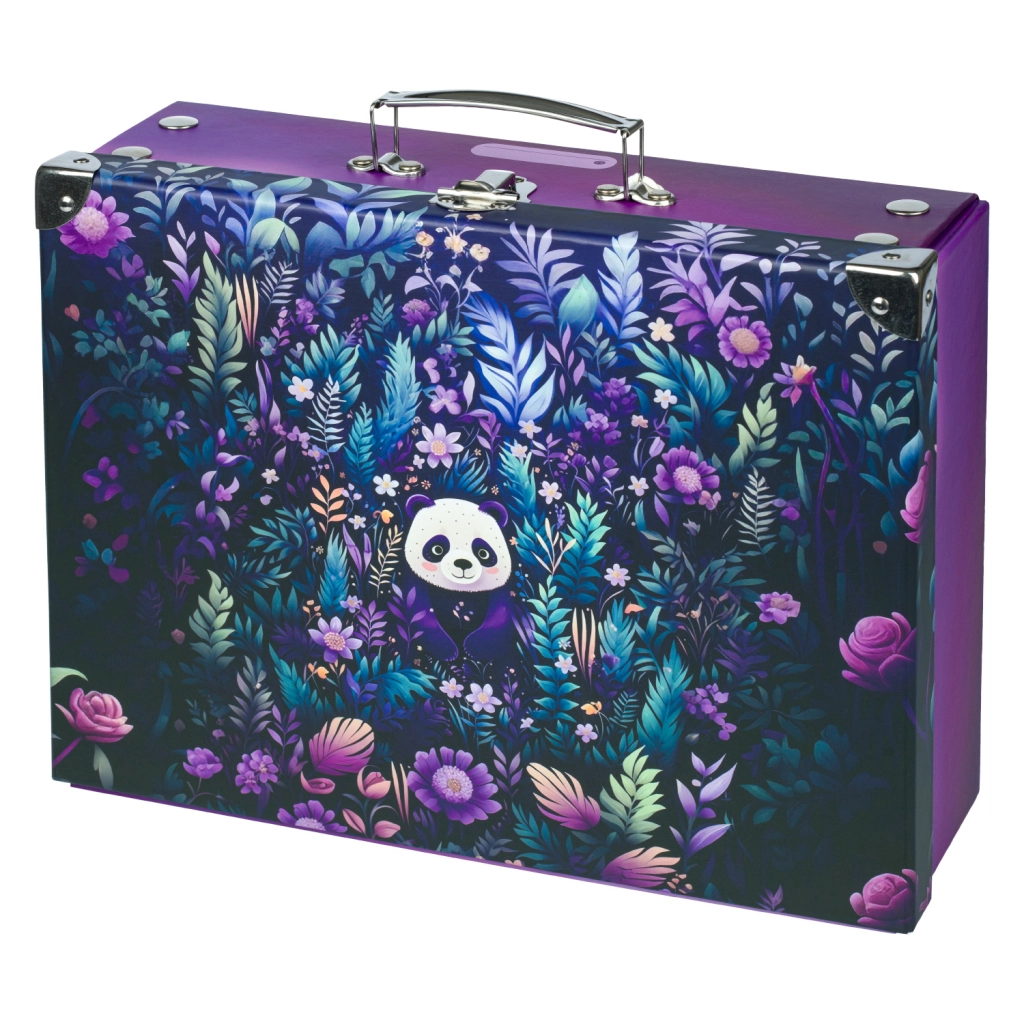 Levně BAAGL Skládací školní Jungle panda s kováním