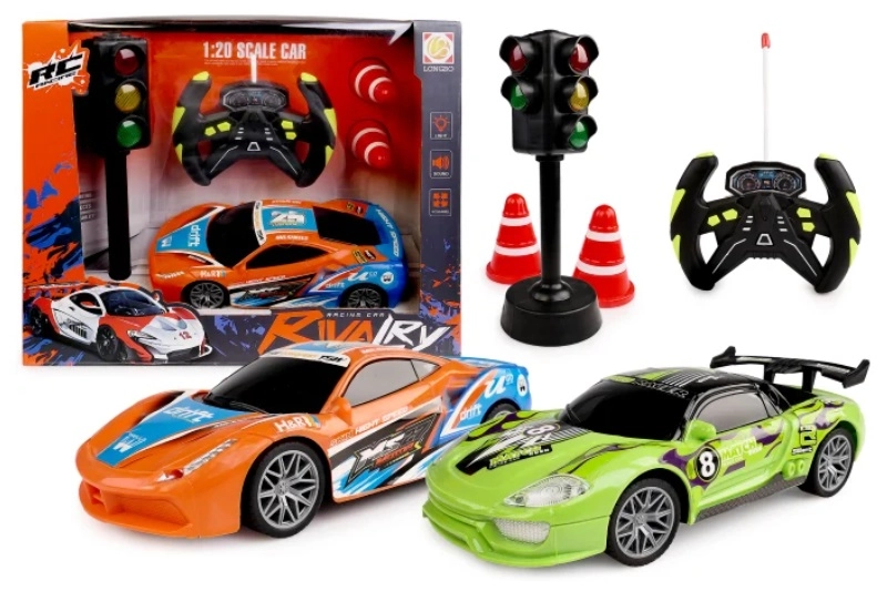 RC auto se světly a zvuky + příslušenství