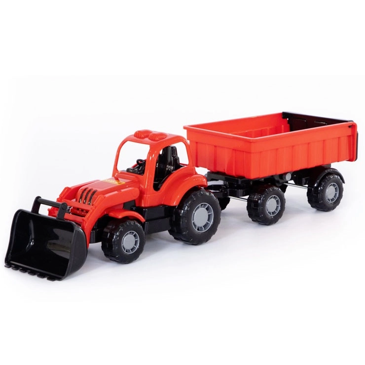 Traktor nakladač s přívěsem Macher