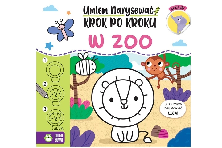 Umím nakreslit krok za krokem: v zoo