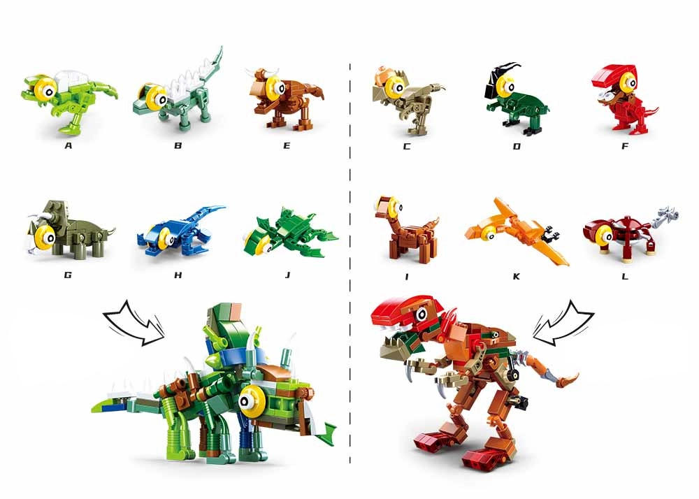 Levně Sluban dinosauří vajíčko – mini stavebnice dinosauři (1 ks)