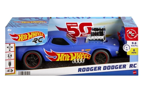 Dálkově ovládané auto Hot Wheels Rodger Dodger 1:16
