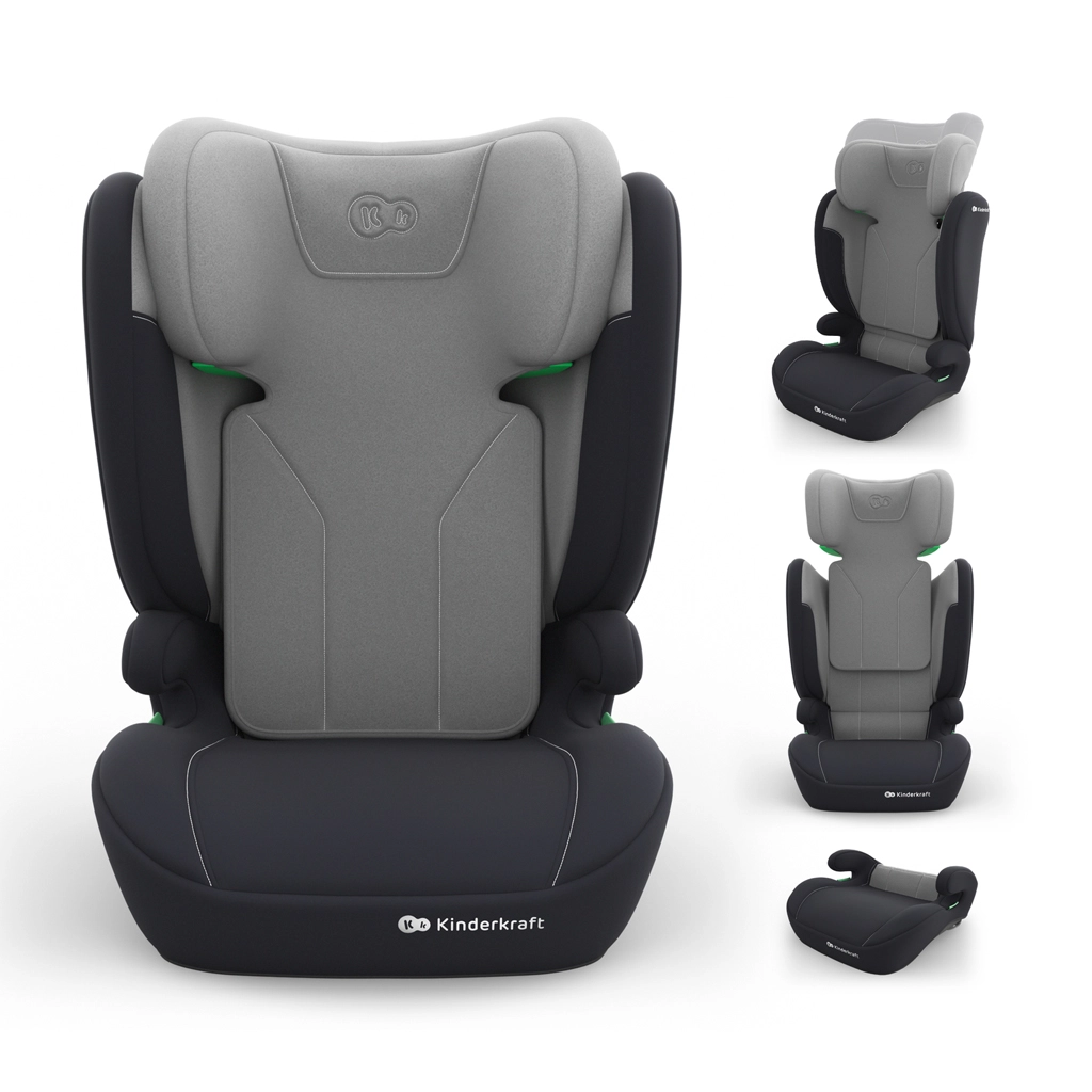 Kinderkraft autosedačka i-spark 2 plus i-size 100–150 cm grey