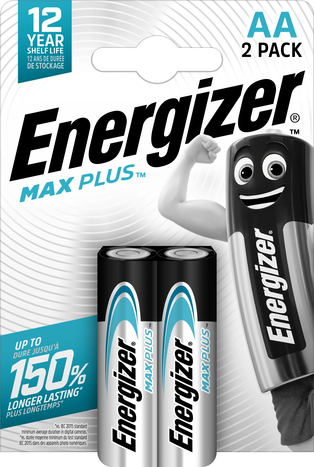 Alkalické baterie AA ENERGIZER Max Plus 2 ks