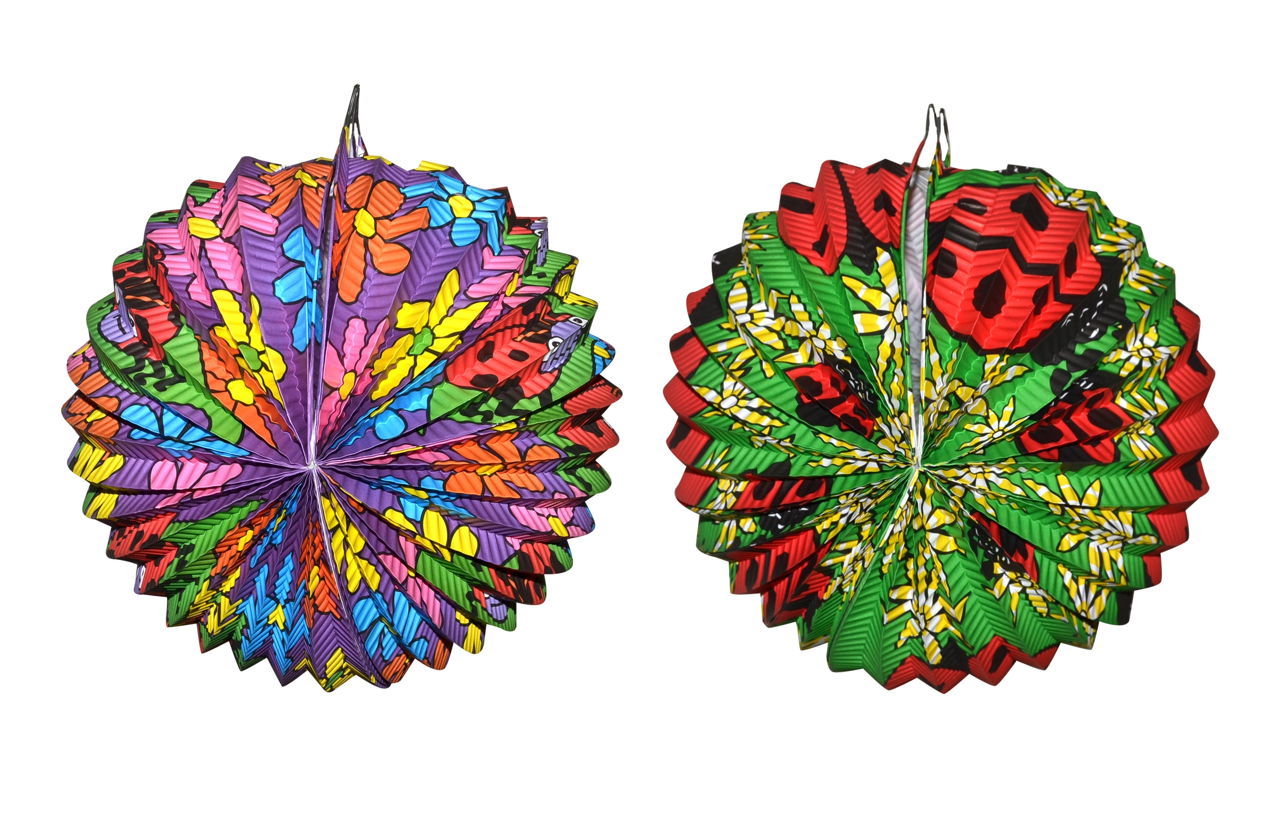 Levně Lampion modrý koule 25cm