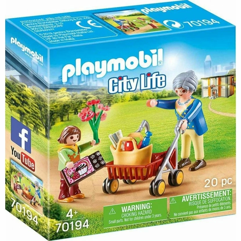 Playmobil 70194 Babička s chodítkem