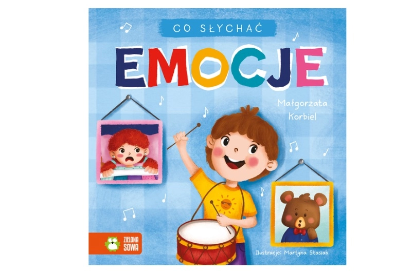 Co słychać: Emoce – knížka s pevnými stránkami pro nejmenší