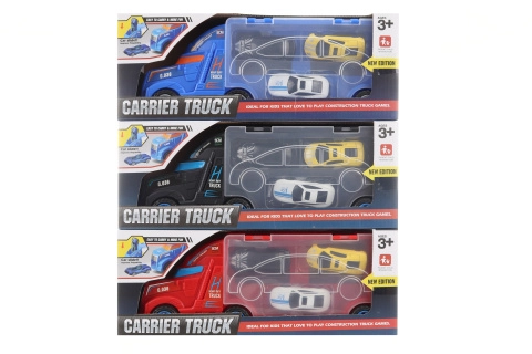 Kamion s kovovými autíčky