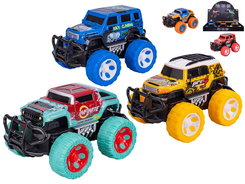 Terénní auto na setrvačník 14 cm