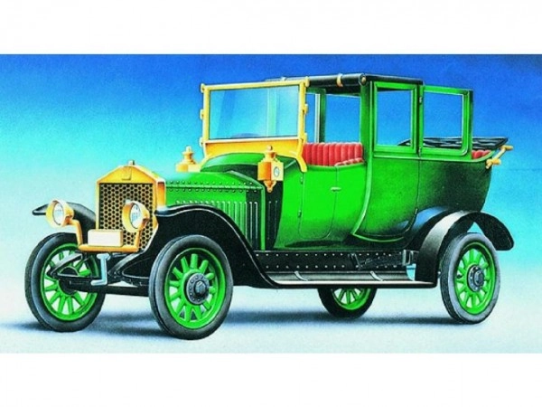 Směr Model Olditimer Rolls Royce stříbrná Ghos 1911 15 2x5,6 cm v krabici 25x14 5x4 1:32