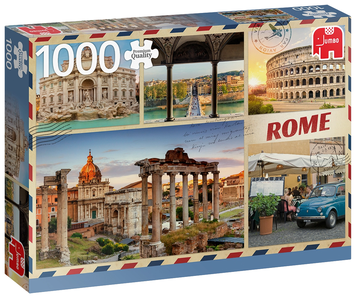 Puzzle Pozdravy z Říma 1000 dílků