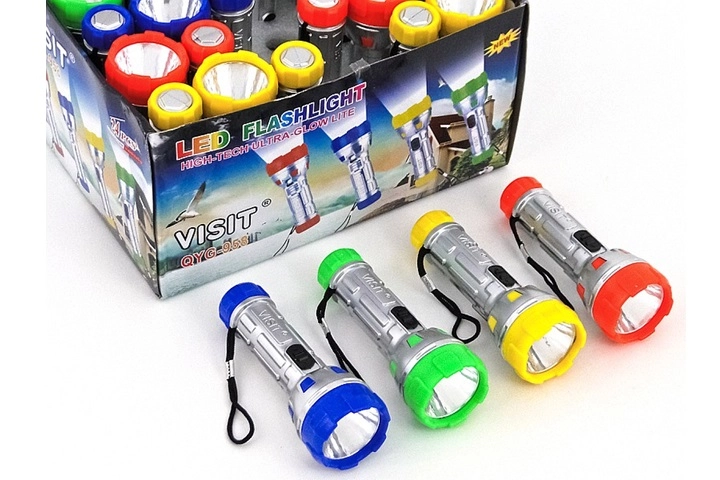 Dětská LED svítilna s bateriemi